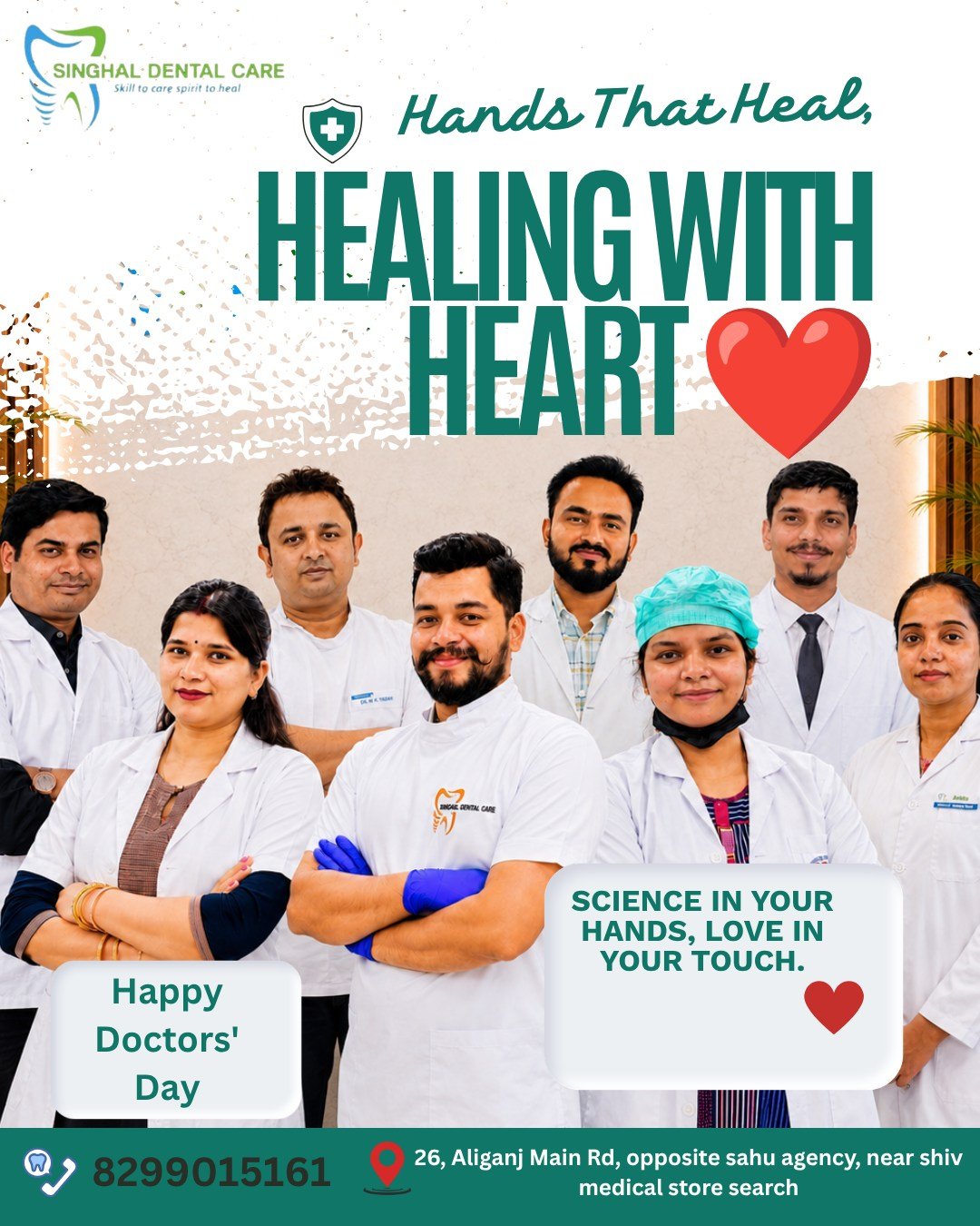 📍 Singhal Dental Care

C-26, Sector C, Alkapuri Tiraha,

Aliganj, Lucknow

Opp. Sahu Electronics

📞 Call / WhatsApp

8299015161

Braces Treatment Lucknow
Overjet Treatment Lucknow
Proclined Teeth Treatment
Braces for Front Teeth
Orthodontist Lucknow
Teeth Alignment Lucknow
Dental Braces
Smile Correction
Orthodontic Treatment
Braces Clinic Lucknow

Braces Treatment Aliganj
Orthodontist Aliganj Lucknow
Dentist Aliganj Lucknow
Dental Clinic Lucknow
Braces Near Janeshwar Mishra Park
Orthodontist Near Aliganj Chauraha
Teeth Alignment Lucknow
Smile Correction Aliganj

#SinghalDentalCare #Happy doctor's day  #TrustedDentalCare #LucknowDentist #Lucknow #Aliganj #DentalClinicLucknow #OrthodontistLucknow #JaneshwarMishraPark#Overjet #ProclinedTeeth #BracesTreatment #TeethAlignment #OrthodonticTreatment #SmileCorrection